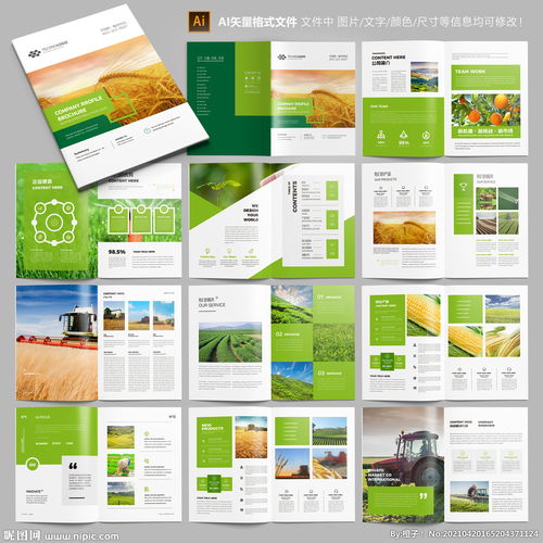 农业画册 农产品宣传册图片